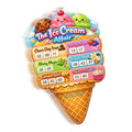 Suruchi Strokes Ice Cream Tambola Ticket | Ice Cream Scoop Theme Kitty Party Housie Game (50 Tickets)