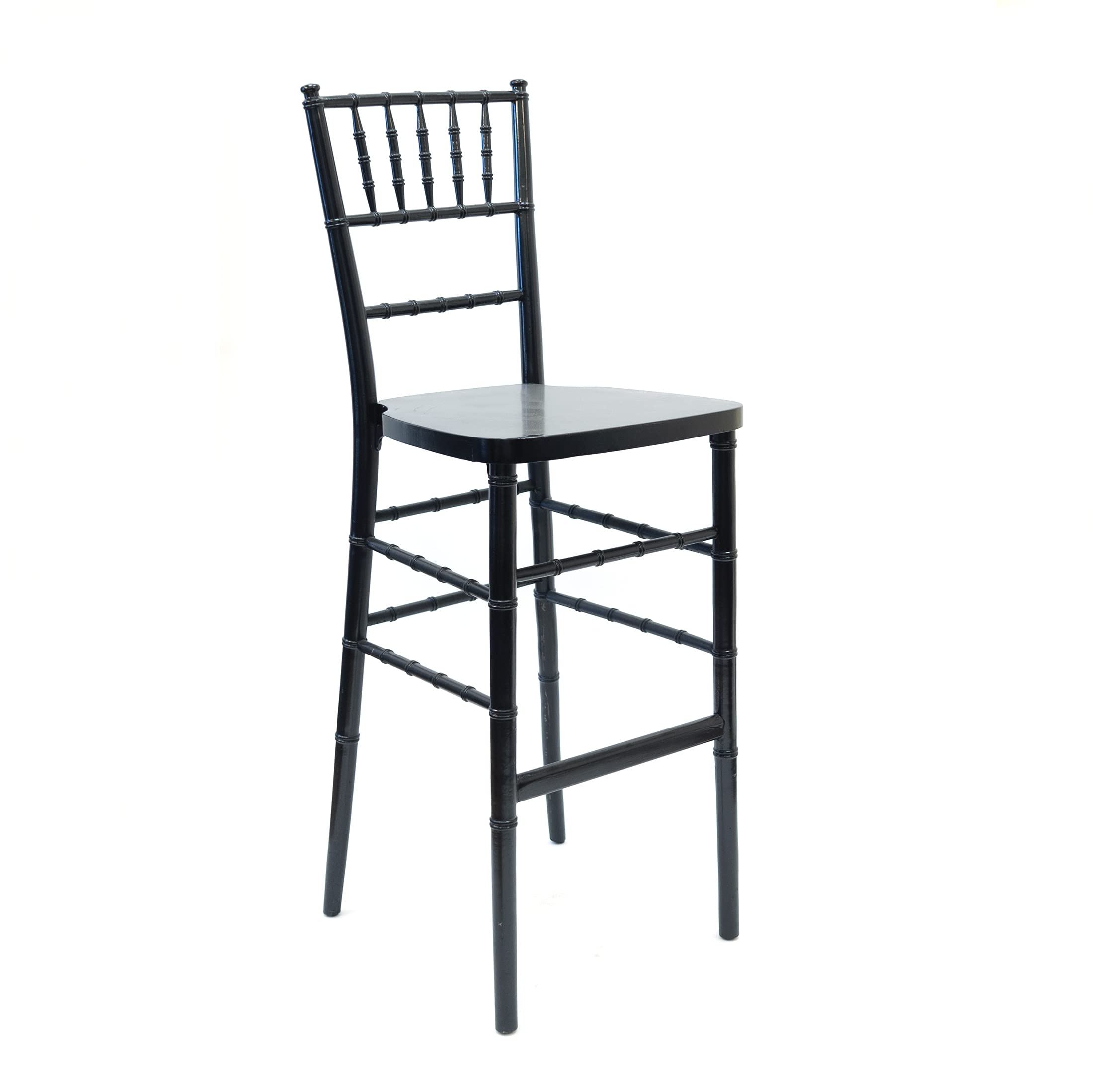 Commercial Seating Products European Black Wood Dining Bar Stool Chairs