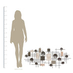 HomeRoots Large Modern Industrial Wall Decor