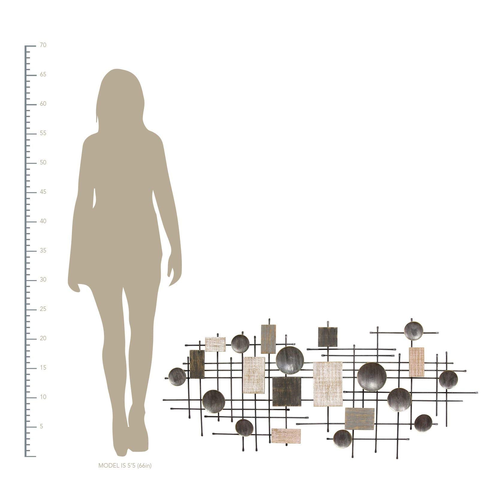 HomeRoots Large Modern Industrial Wall Decor