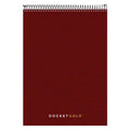 Tops Docket Gold Project Planner, 8-1/2' X 11-3/4', Top-Wire Bound, Project Rule, Burgundy Cover, 70 Sheets (63753)