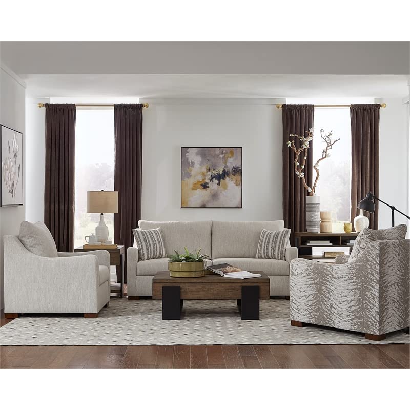 Progressive Furniture Winter Park End Table in Clay/Black