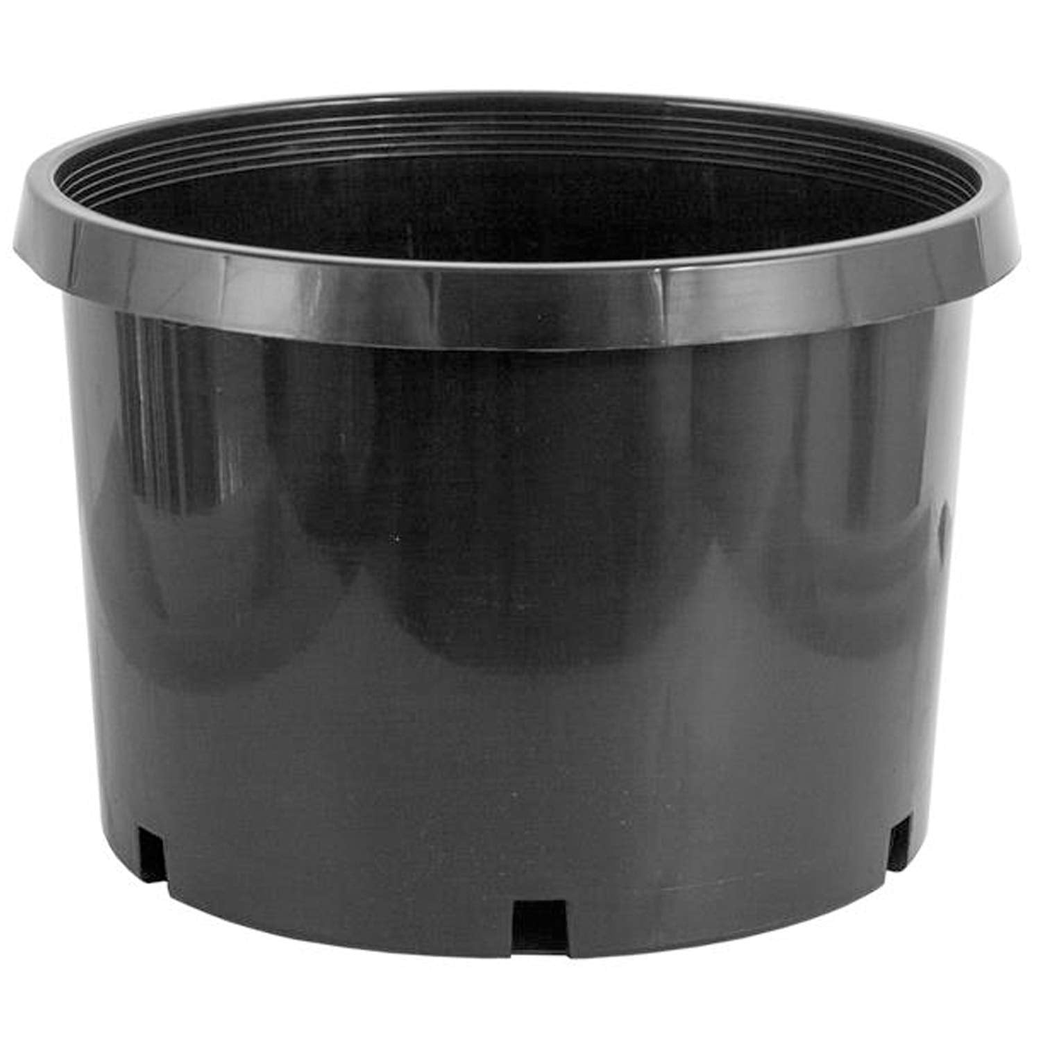 Pro Cal 10 Gallon Premium Nursery Plastic Planter Flower Herb Vegetable Garden Grow Pots With Drainage Holes For Outdoor And Ind
