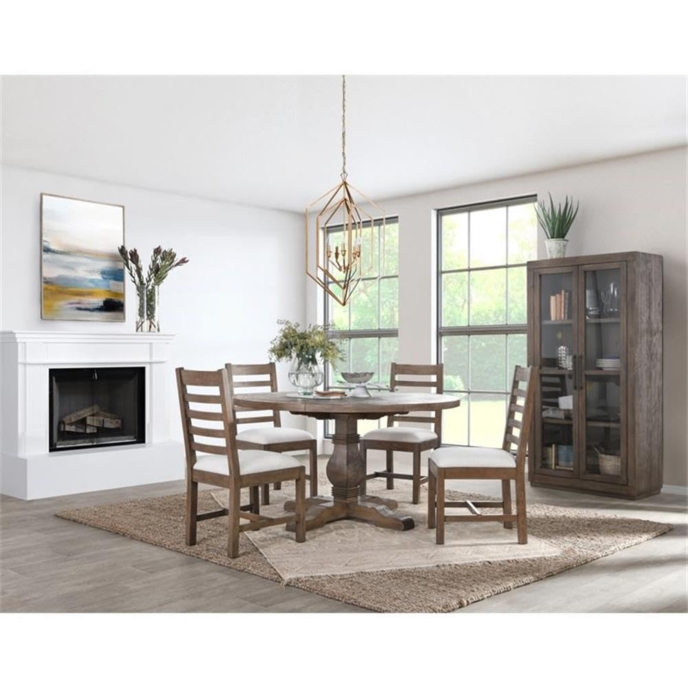 Kosas Home Quincy 19&Quot; Solid Pine Wood Dining Chair In Brown (Set Of 2)