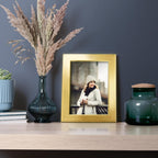 Renditions 4X6 Inch Solid Wood Picture Frame, High Definition Glass And High-End Modern Style Ready For Wall And Tabletop Photo