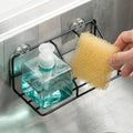 Dkriva Shower Caddy Hanging Rack For Bathroom Kitchen Sink Organizer With Adhesive Steel Basket Wall Mounted Storage Shelf For W