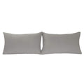 Stretch Pillowcases - Micro Jersey Knit & Ultra Soft, Standard Size - Set Of 2 Pillow Cases, Light Gray