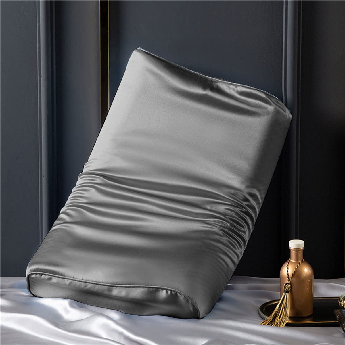 Cozysilk 100% Mulberry Silk Pillowcase For Memory Foam Pillow, Cervical Pillow, Smooth Silk Pillow Cover For Contour Pillow (20