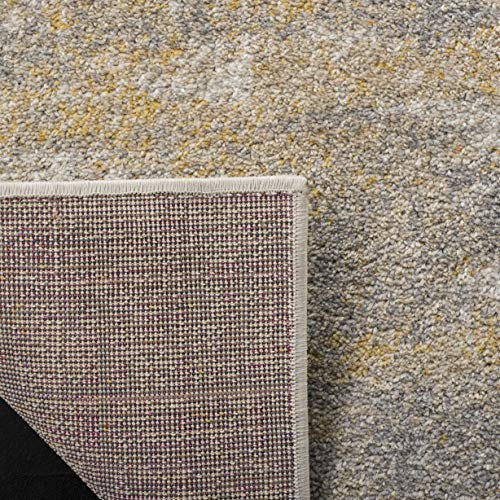 Safavieh Adirondack Collection Runner Rug - 2'6'' X 12', Creme & Gold, Modern Abstract Design, Non-Shedding & Easy Care, Ideal F