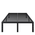 Shland California King Bed Frames No Box Spring Needed, Metal Platform Bed Frame Cal King Size Mattress Foundation, Easy Assembl
