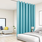 BONZER Extra Wide Room Divider Curtain Total Privacy Wall Noise Reducing Blackout Curtains for Apartment, Studio, 108L x 150W In