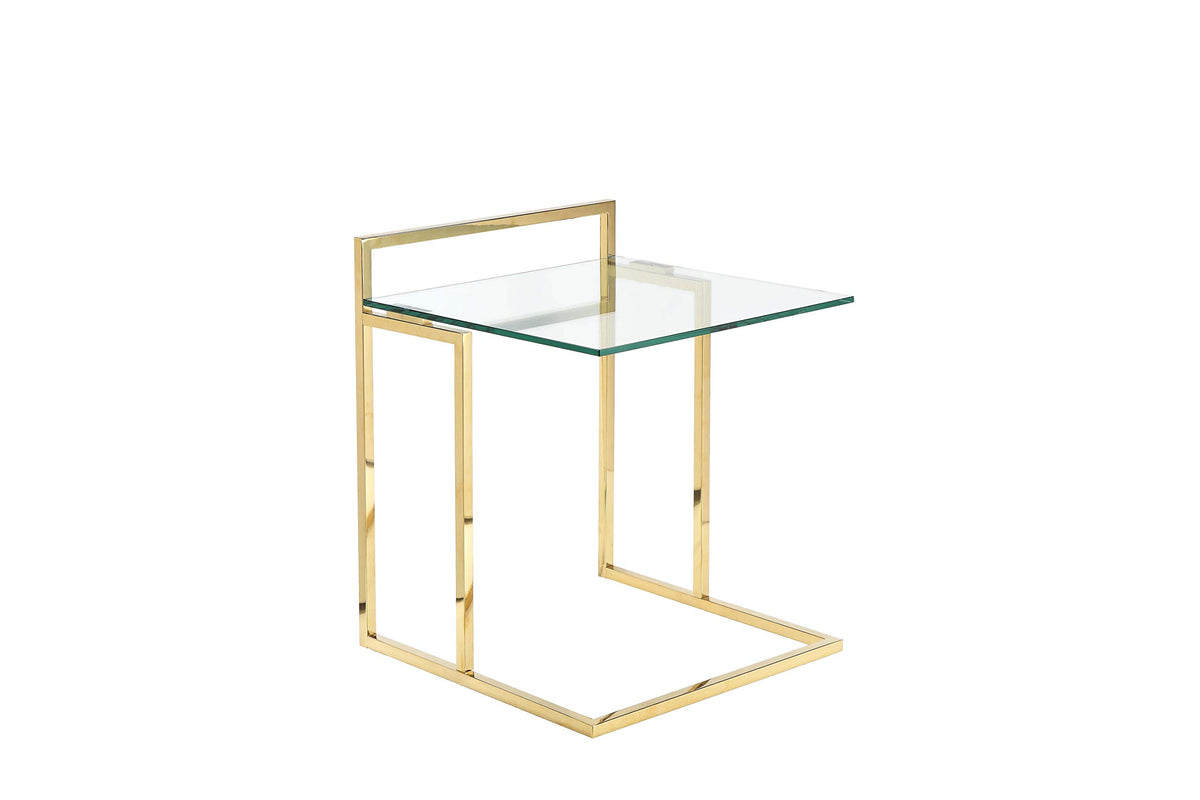 Pangea Home Helen Tray Table, Gold