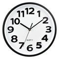 Plumeet 10 Small Wall Clock, Battery Operated Small Wall Clocks Silent Non-Ticking Quartz, Modern Style Suitable for Bedroom L