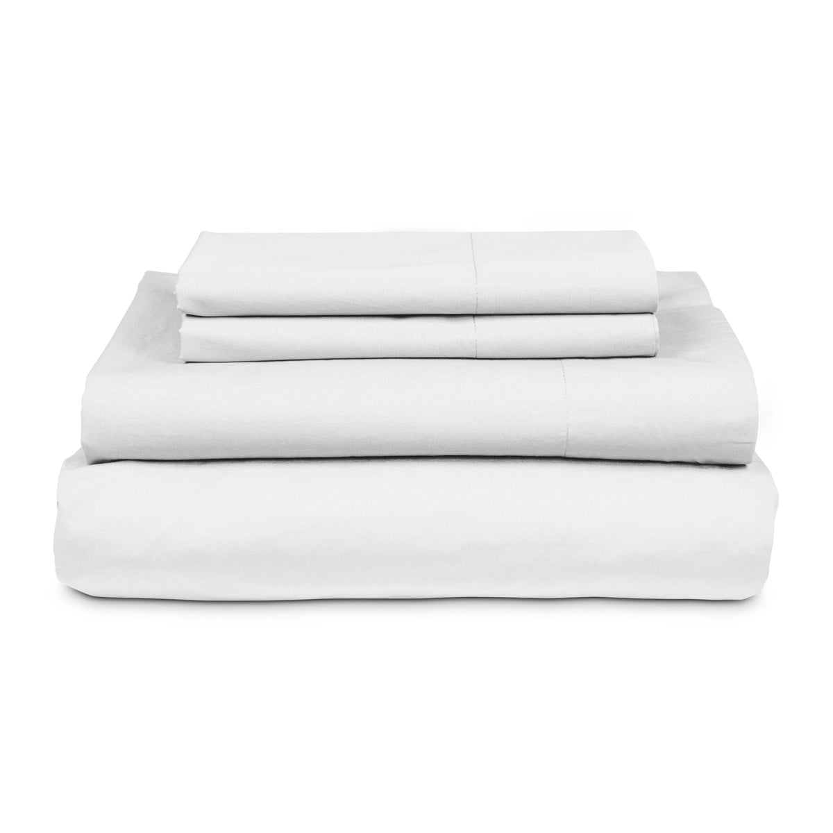 Mypillow Percale Bed Sheets, King, Snowy White