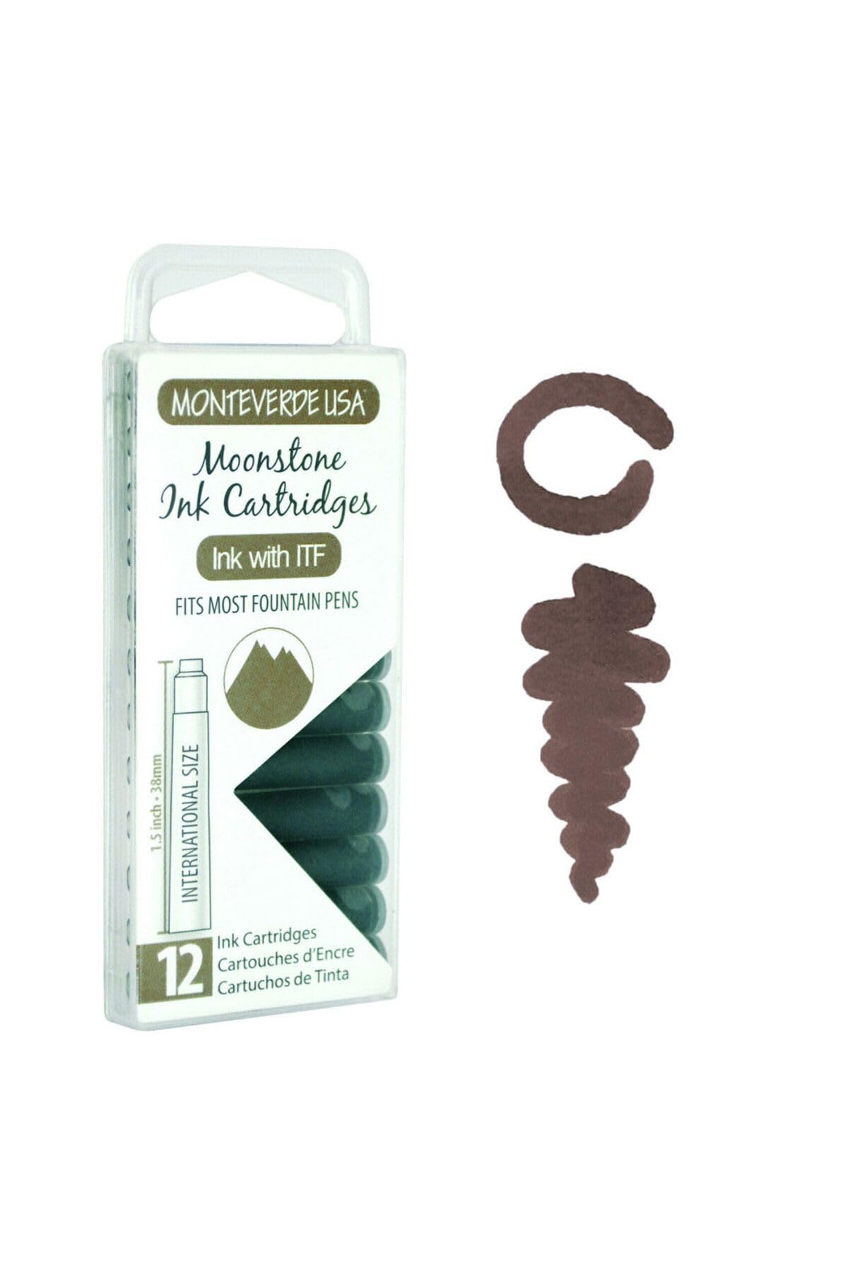 Monteverde Ink Cartridge (Standard Size), Moonstone