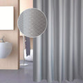 Eurcross Gray Shower Curtain Extra Long 72 X 84 Inch, Heavyweight, Water-Repellent, Home Farmhouse Decorative Hotel Quality Grey