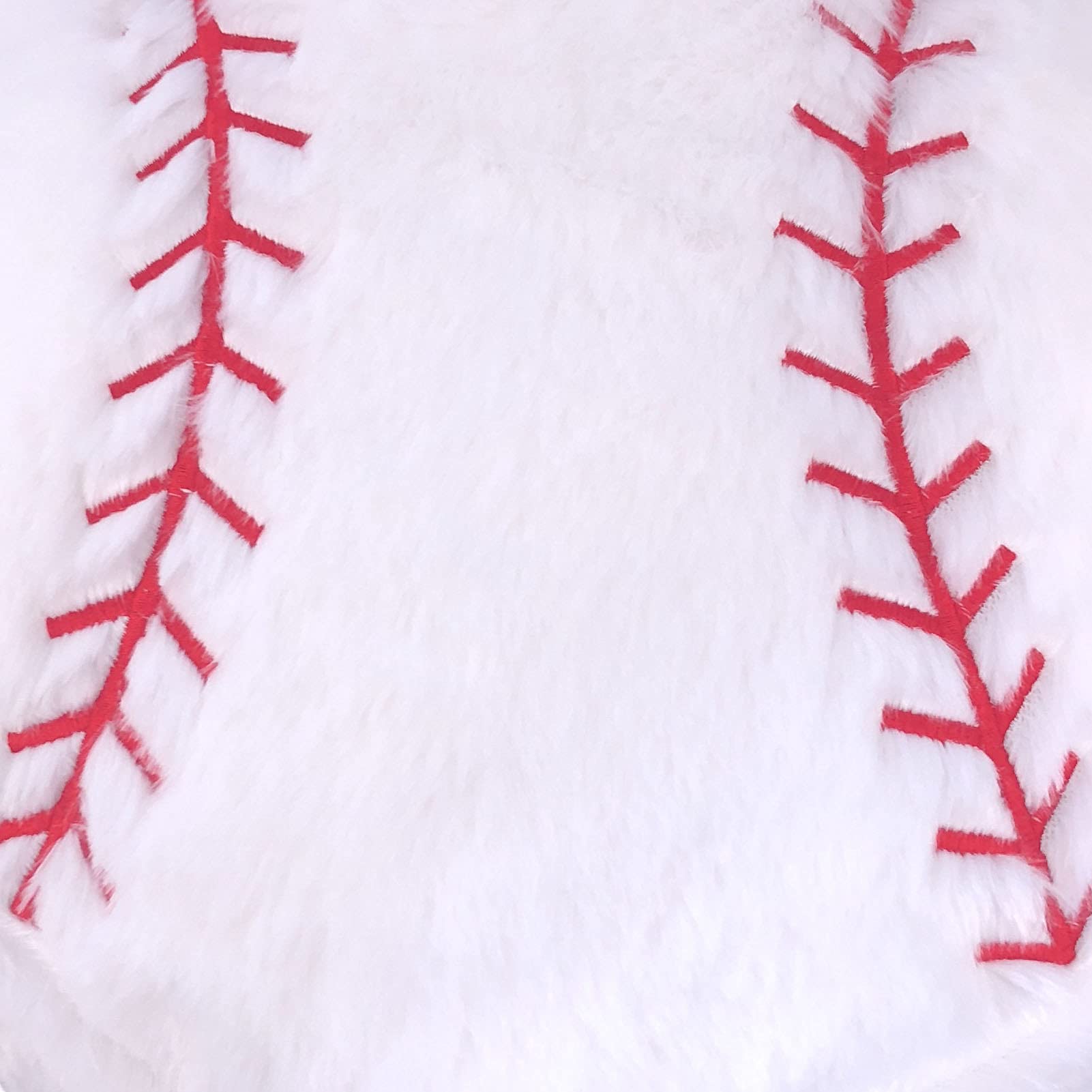 Choronmo Baseball Pillow Fluffy Baseball Plush Pillow Baseball Throw Pillow Soft Stuffed Baseball Plush Pillow Toy Durable Round