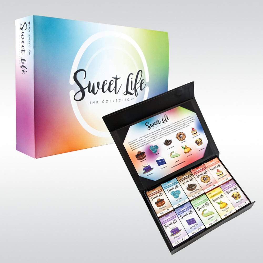 Monteverde Usa Sweet Life Ink Collection Gift Set - 10 Delicious Fountain Pen Inks, 30Ml Bottles, Playful & Vibrant Colors