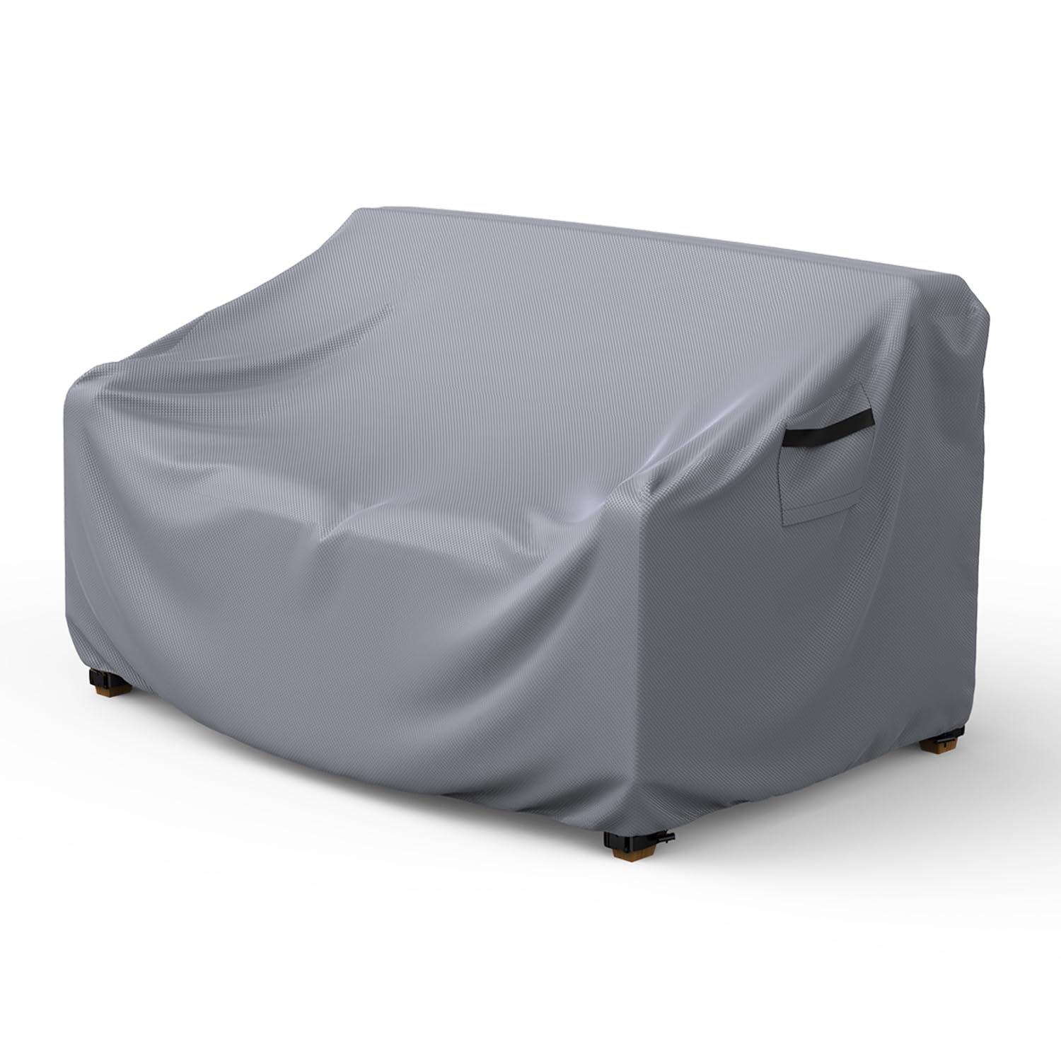 Mrrihand Heavy Duty Patio Sofa Cover, 3-Seater Outdoor Sofa Loveseat Cover, Outdoor Patio Furniture Cover With Air Vent And Handles, 87' L×37' D×35' H, Grey