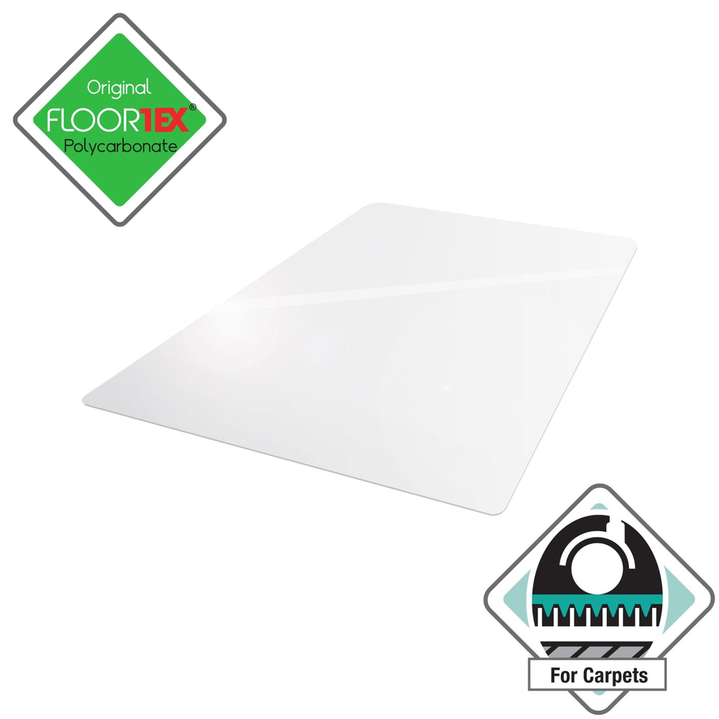 Ultimat Polycarbonate Square Chair Mat for Carpets up to 1/2" - 48 x 48"
