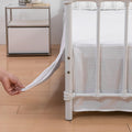 xuan dian Twin Bed Skirt - Twin Size Bed Skirt 18 Inch Drop with Split Corners, Pleated Waffle Weave Bed Skirt,Tailored Dust Eas