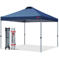 Mastercanopy Durable Ez Pop-Up Canopy Tent With Roller Bag (10X10, Navy Blue)