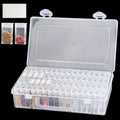 PRAMANTA 64Pcs Clear Storage Box and Organizer