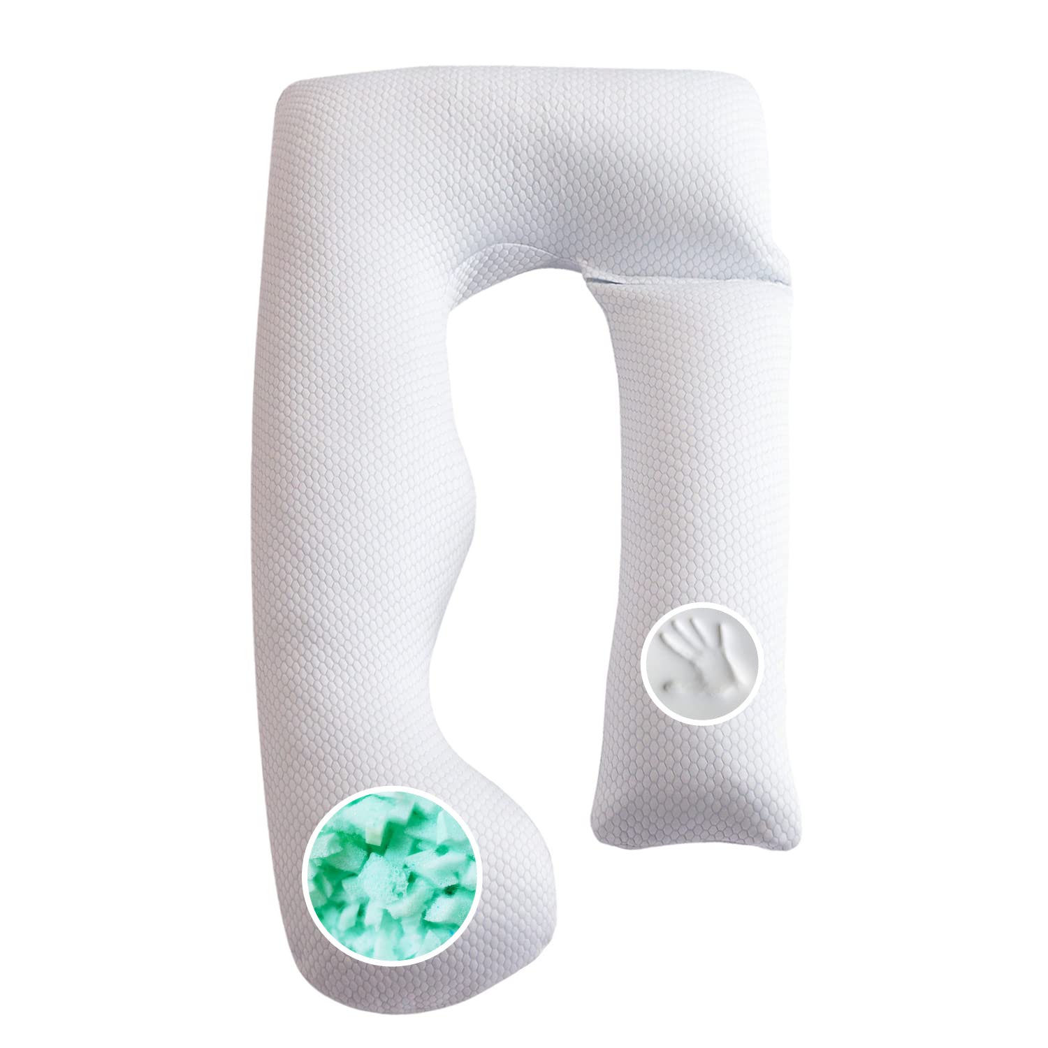 Pregnancy Pillows for Sleeping | Cooling Pregnancy Pillow for Pregnant Women to Sleep | Gel Memory Foam Side Sleeper Body Pillow