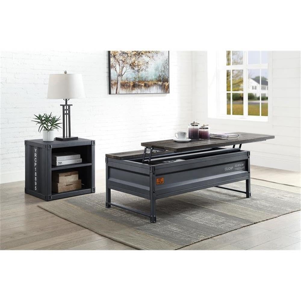 Acme Cargo Metal Coffee Table - Thumbnail 4