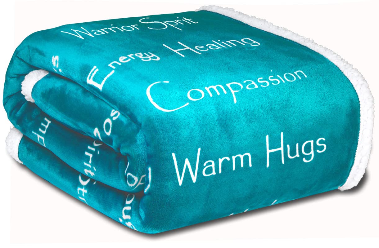 Wolf Creek Blanket Co.- Compassion Blanket - Strength Courage Super Soft Warm Hugs, Get Well Gift Blanket Plush Healing Thoughts