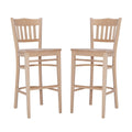 Maryah Barstool Unfinished Set Of 2