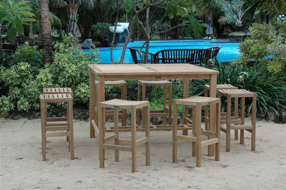 Anderson Teak Windsor New Montego Outdoor Bar Set