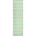 Seabreeze Sz16 Green Coastal Rug Runner 2' 3" X 7 ' 6"