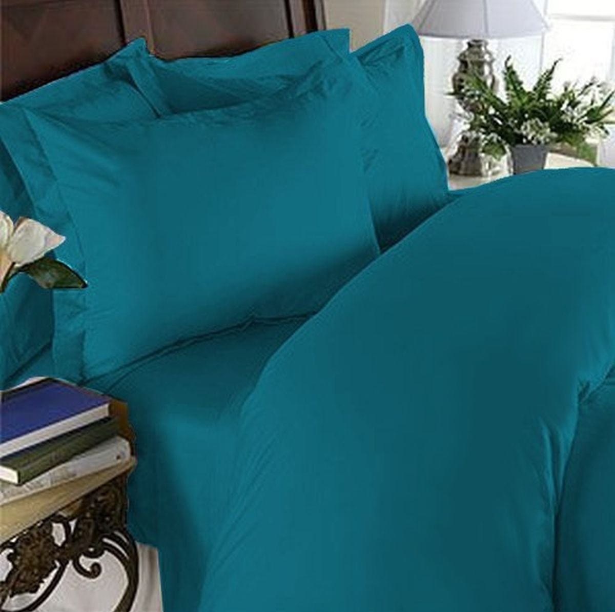 Elegant Comfort 3 Piece Luxury Ultra Soft 1500 Premium Hotel Quality Microfiber Coziest Duvet Cover Set, King/California King, T