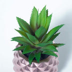 Blascool Artificial Succulent Potted Pineapple Decor - Fake Pineapple Home Office Kitchen Table Decor (05 Rose Gold)