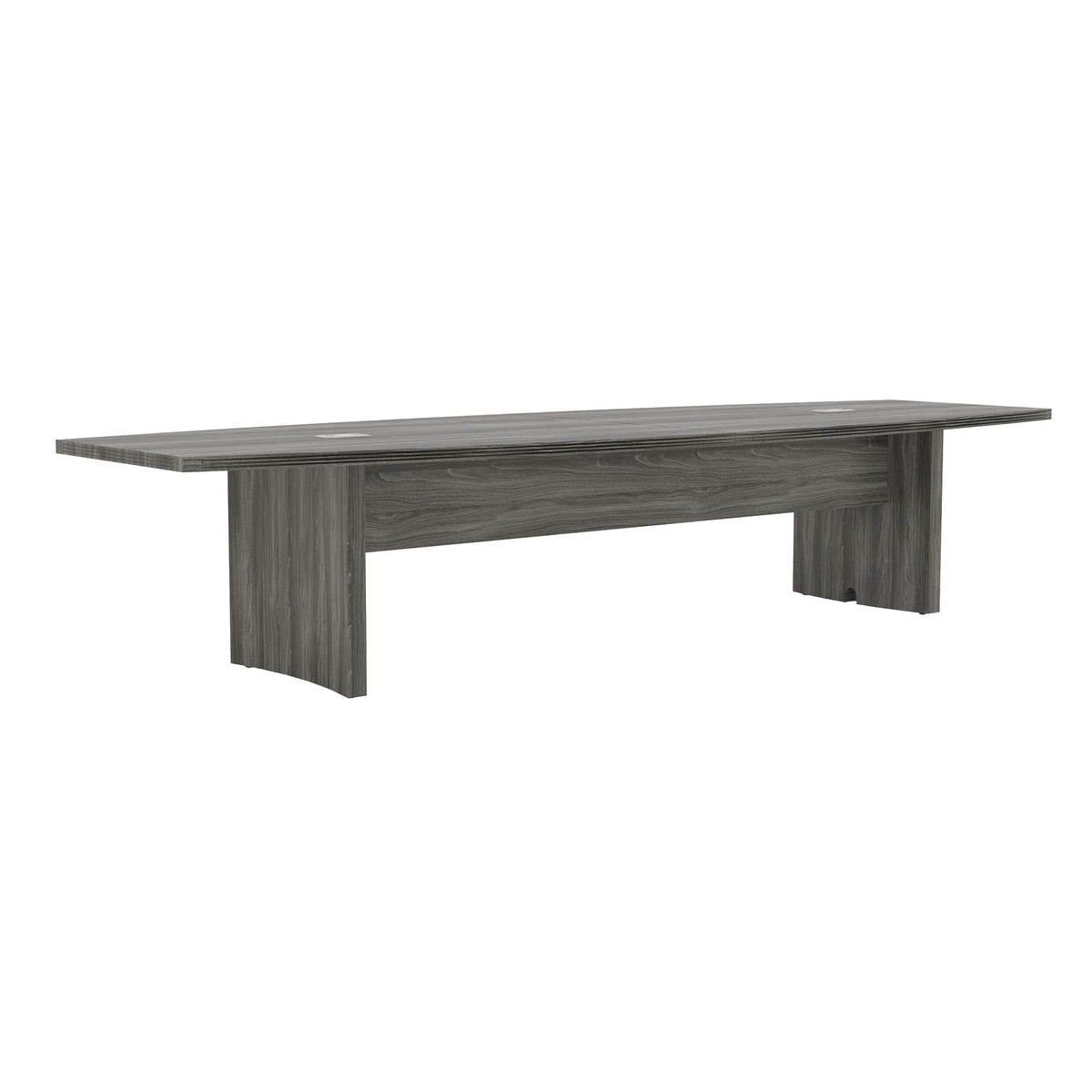 Safco Aberdeen 12ft Conference Table | Contemporary Laminate Gray Steel | Ideal for Modern Business and Meeting Rooms| ACTB10LGS