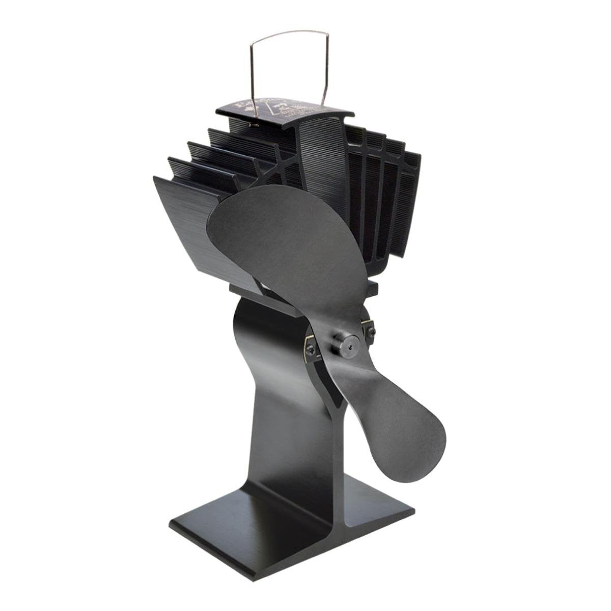 Ecofan AirMax, Classic Styled, Heat Powered Wood Stove Fan, 175 CFM, 812AMXBX, Large-Sized, 9 Blade, Black