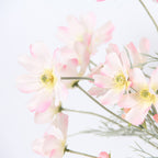 2 Pcs Artificial Flowers Plants Calliopsis Silk Flower Arrangements Wedding Bouquets Decorations Plastic Floral Table Centerpiec