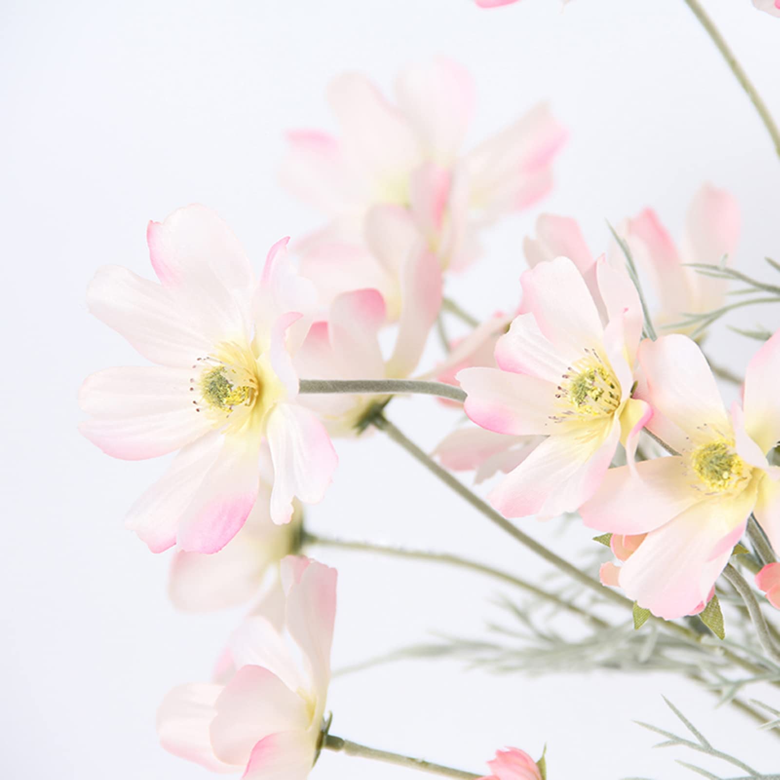 2 Pcs Artificial Flowers Plants Calliopsis Silk Flower Arrangements Wedding Bouquets Decorations Plastic Floral Table Centerpiec