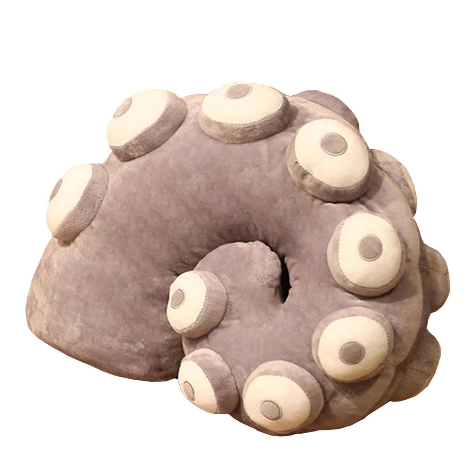Yoholto Octopus Tentacles Plush Pillow, Tentacles Stuffed Animal, Interesting Plush Gift For Kids Adults(17.7 * 13.7In,Gray)