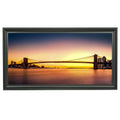 LTYHHK 10x20 Panoramic Picture Frames Solid Wood 10x20 Poster Frame 10x20 Photo Frames Family Wall 10x20 Picture Frame Black (LM
