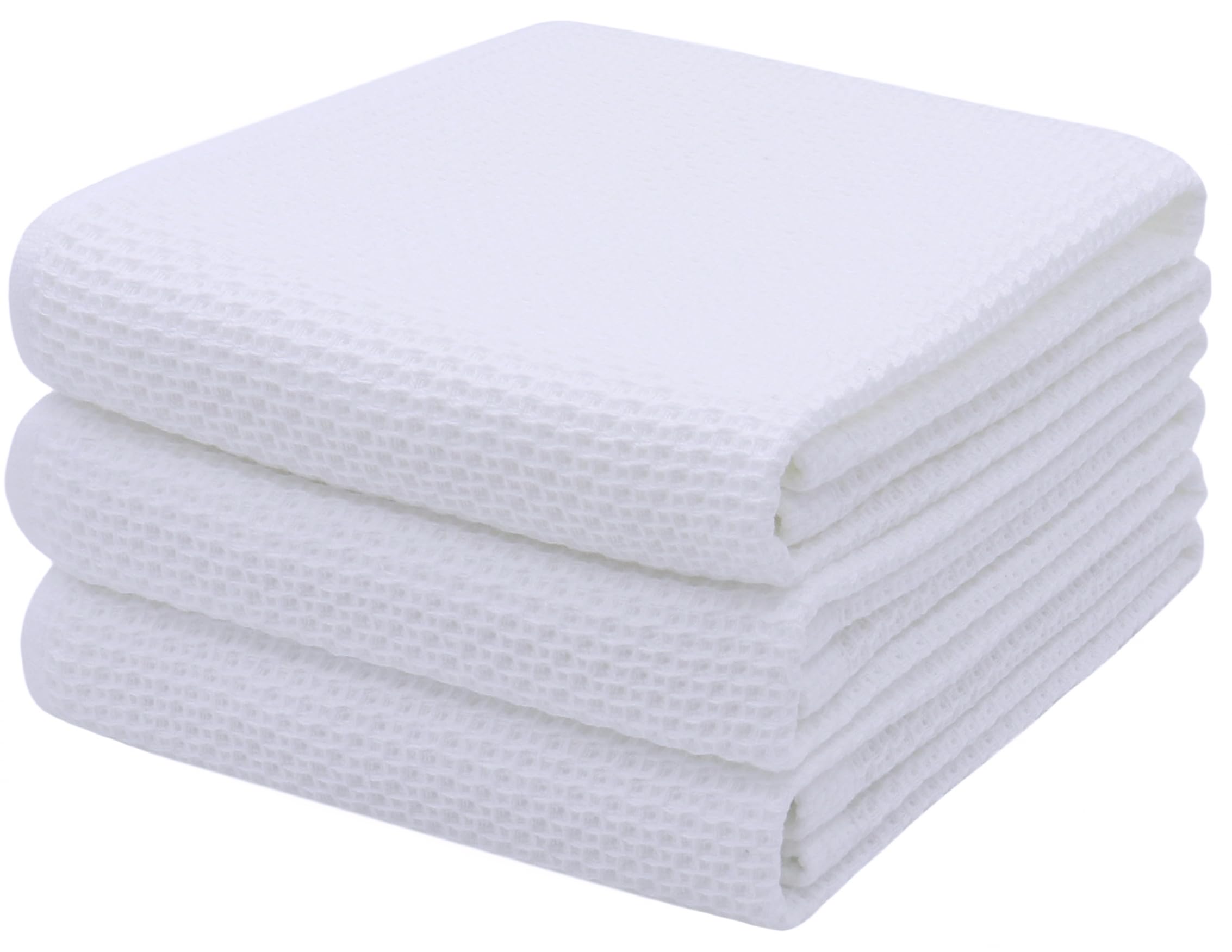 MiasDream Cotton Kitchen Towels and Dish Cloths Sets, Waffle Weave Dish Towels for Kitchen Drying Dishes, Soft and Absorbent Ki