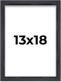 13x18 Shadow Box Frame Contemporary Black | 1'' Depth of Usable Space| Interior Size 13x18 or 18x13 Inches| UV Resistant Acrylic