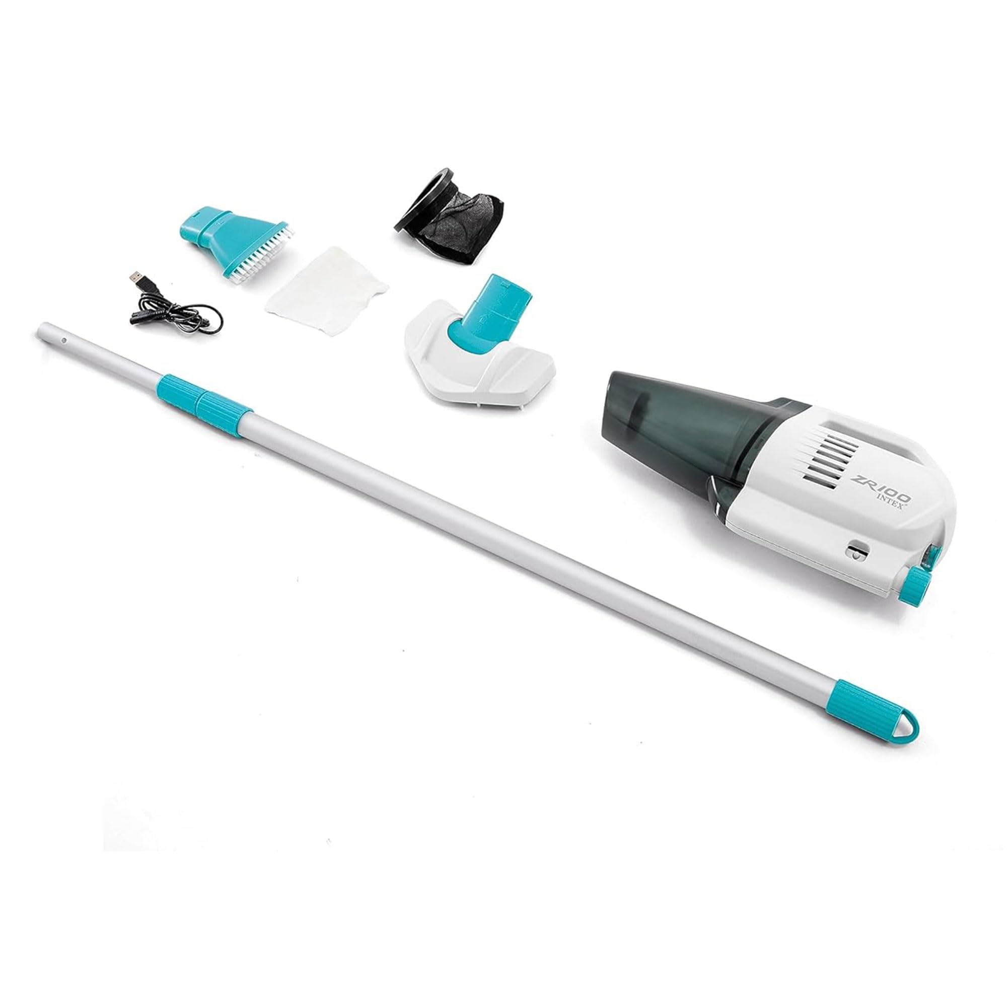 Intex 12 Gallon/45 Liters Pool And Spa Vacuum Zr100 Suitable For Use With All Purespas, Above Ground Pools And In-Ground Pools