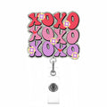 Valentine'S Day Badge Reel,Nurse Badge Reel, Valentine'S Day Retractable Badge,Holiday Id Badge Holder Alligator Clip For Nurse,