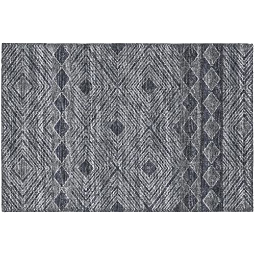 Sedona Sn1 Black Transitional Rug Rectangle 3' X 5'