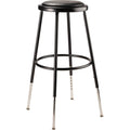 NPS 25"-33" Height Adjustable Heavy Duty Vinyl Padded Steel Stool