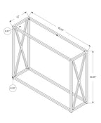 Monarch Specialties I Accent, Console Table, GOLD
