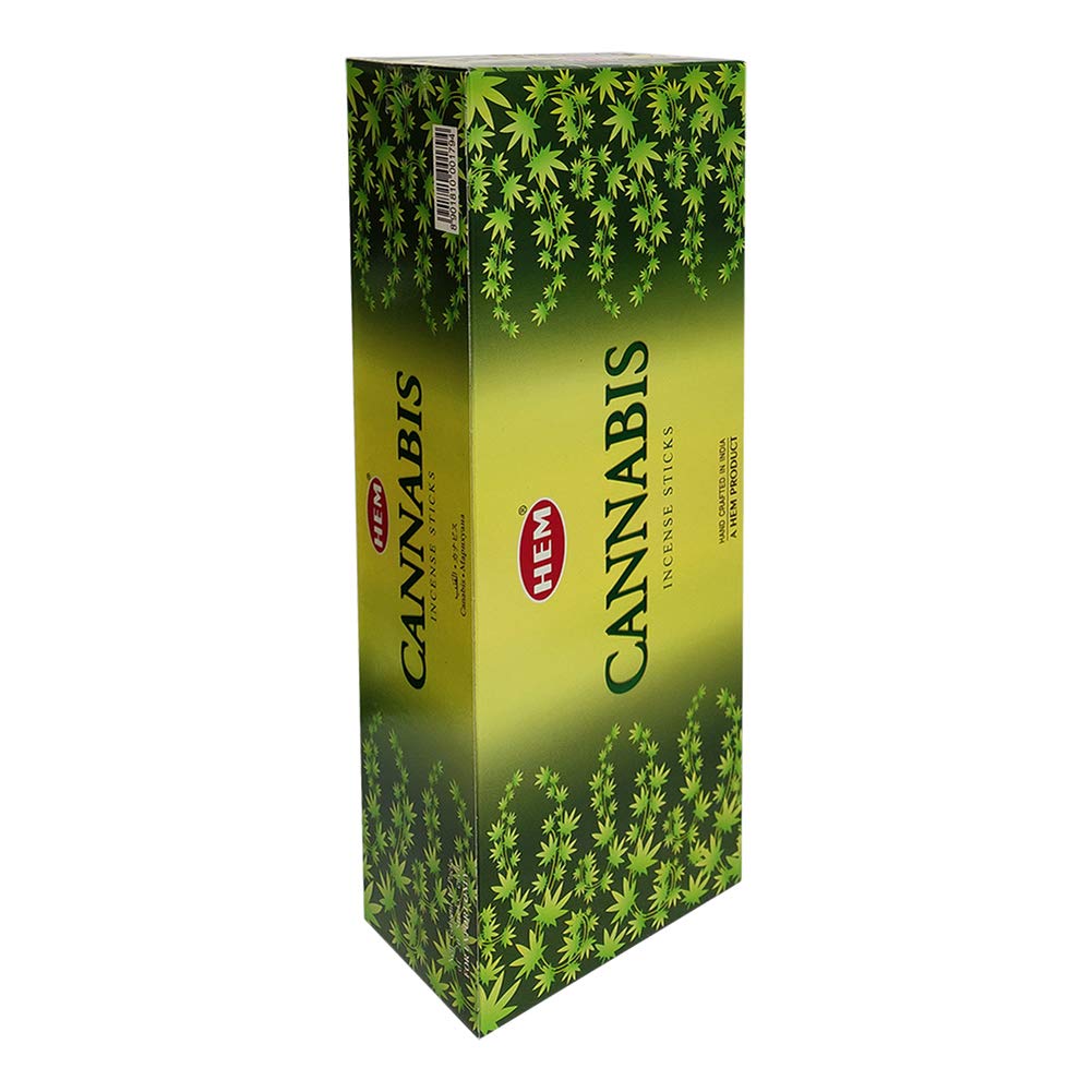 TRUMIRI Cannabis Incense Sticks and Incense Holder Bundle - Natural Herbal Home Fragrance