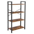 VASAGLE 4-Tier Tall Bookshelf, Bookcase with Steel Frame, Book Shelf for Living Room, Home Office, Study, 11.8 x 25.9 x 47.2 Inc